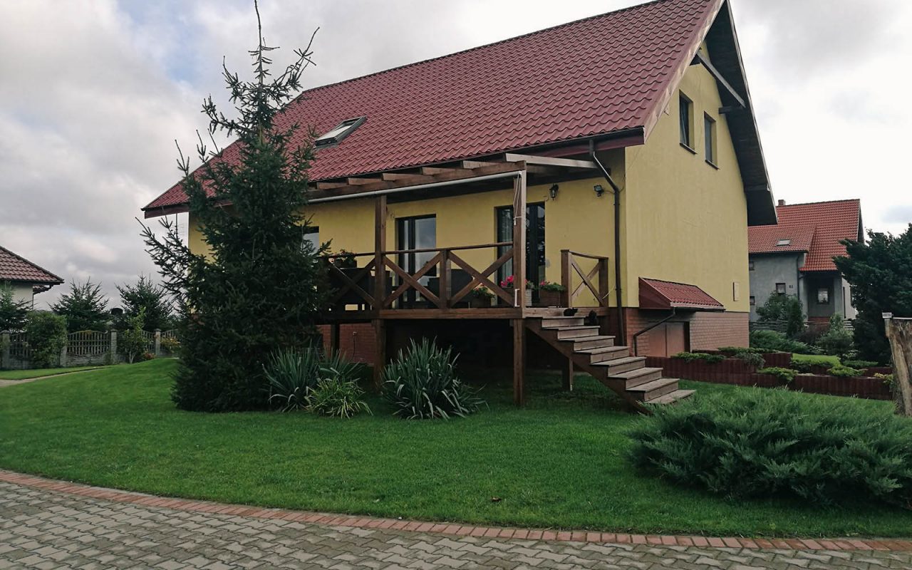 Taras drewniany podwyższany